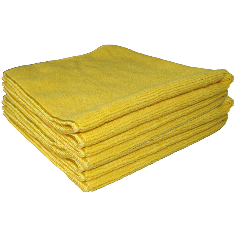 CHIFFONS MICROFIBRE TRICOT SOFT SACHET DE 5-40x40 JAUNE -300 Gr Absorptions